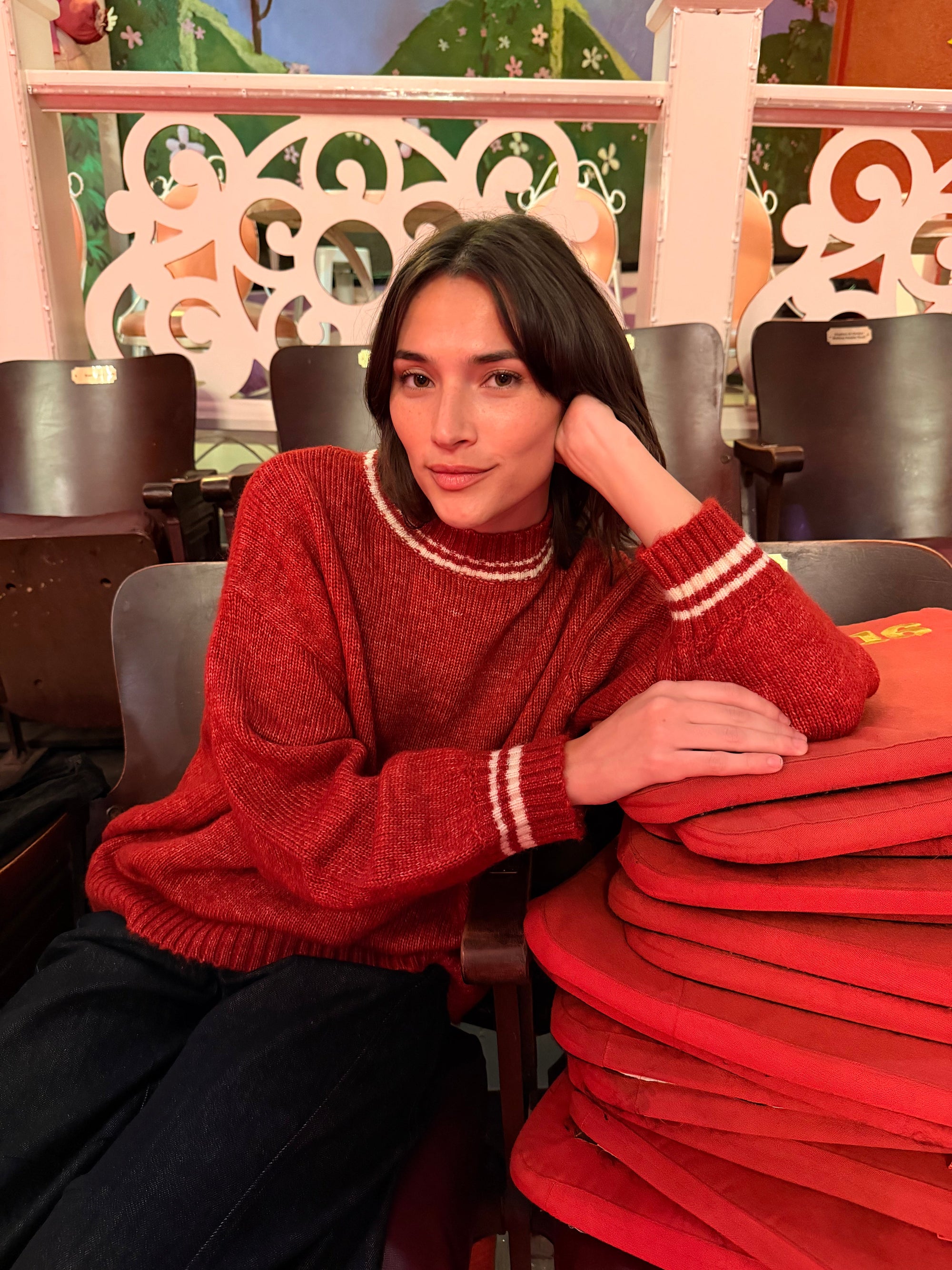 Lisa Says Gah - Shani Sweater - Cherry -