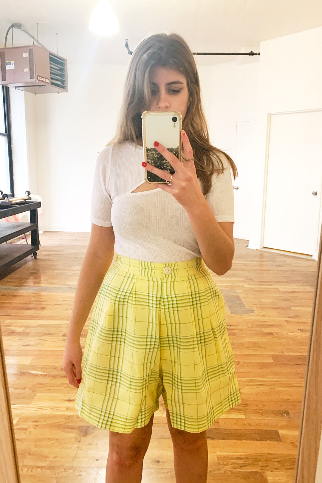 WRAY - Bermuda Shorts - Avocado Plaid -