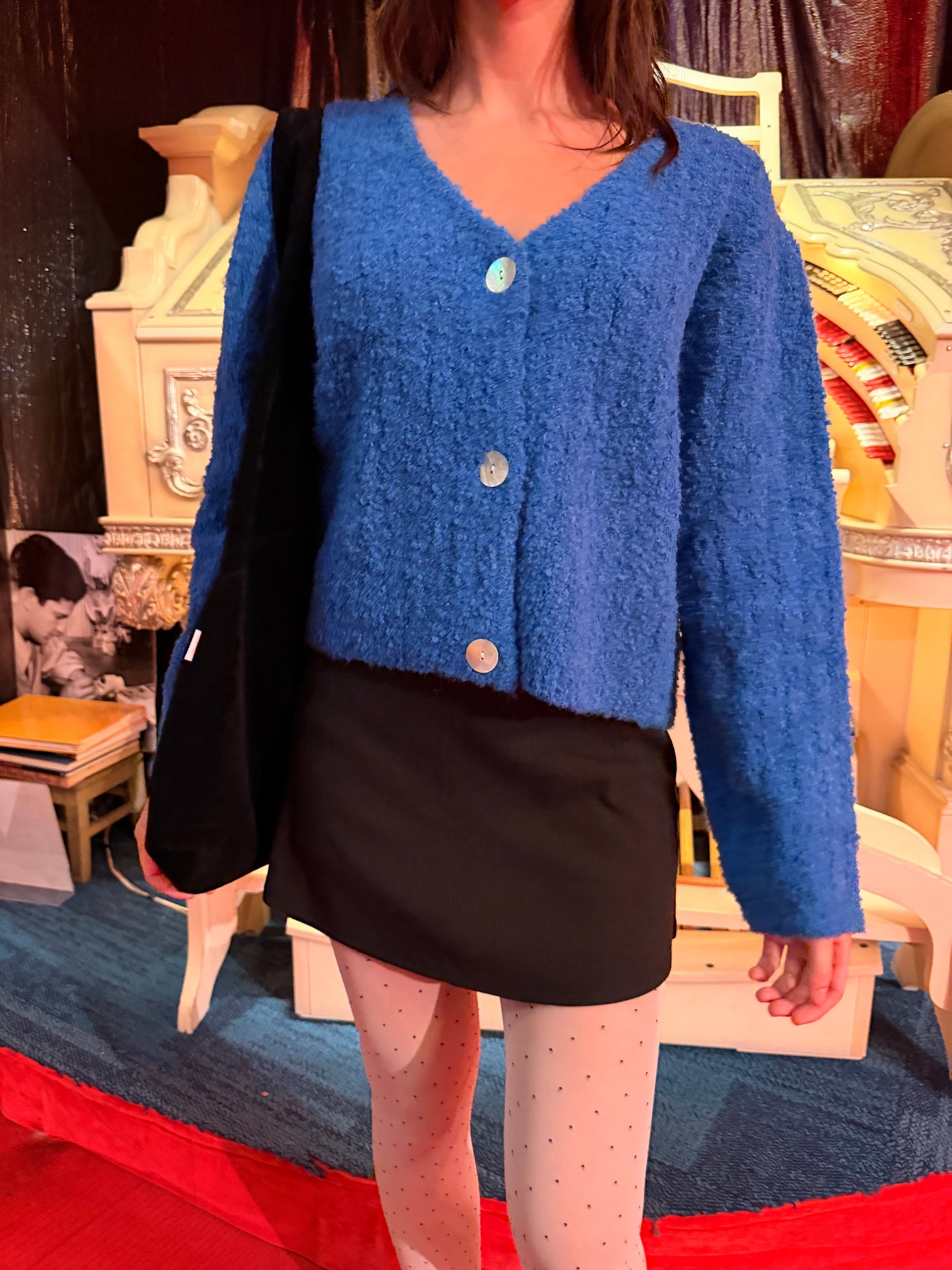 Lisa Says Gah - Issa V-Neck Cardi - Cobalt -