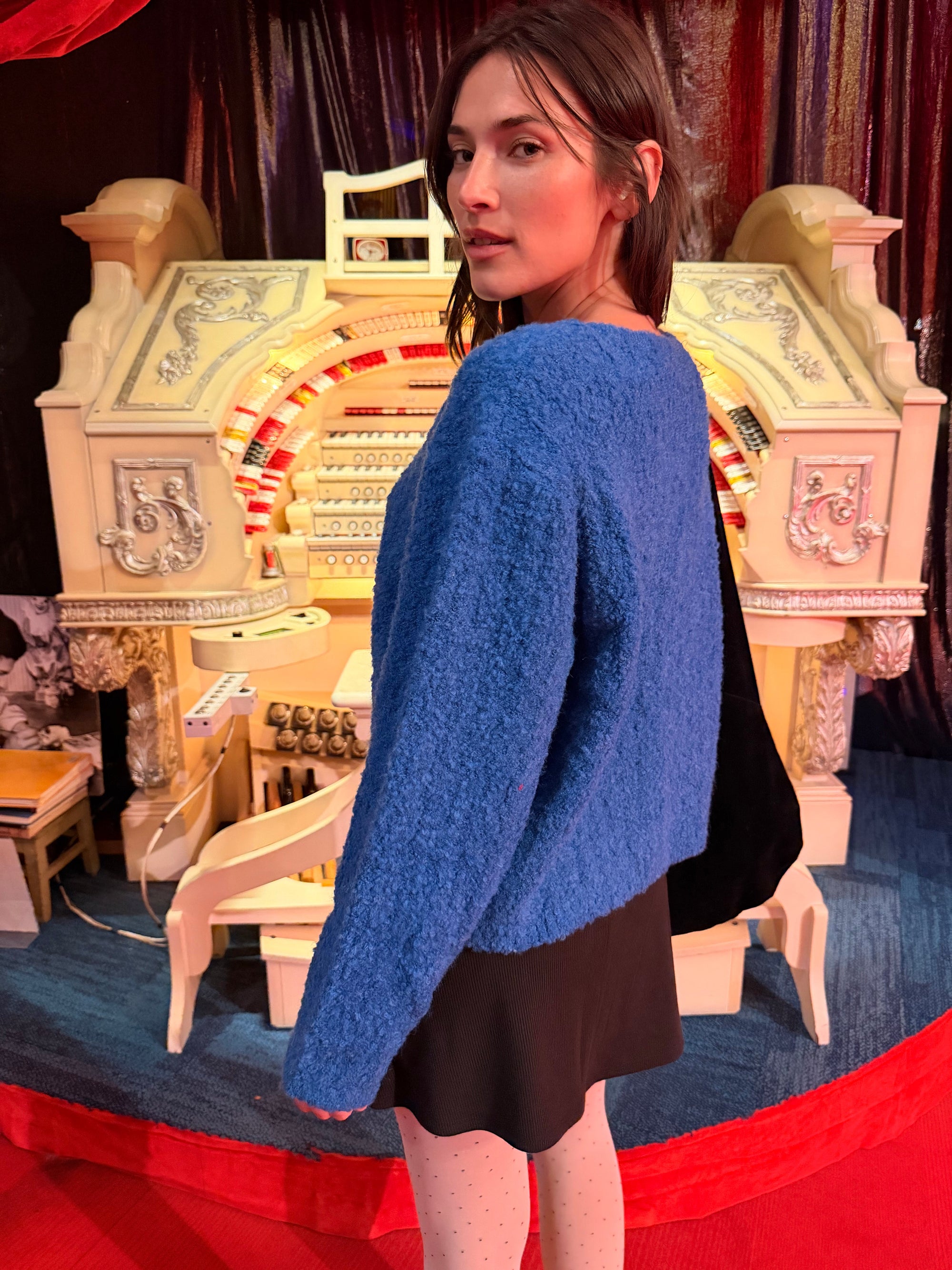 Lisa Says Gah - Issa V-Neck Cardi - Cobalt -