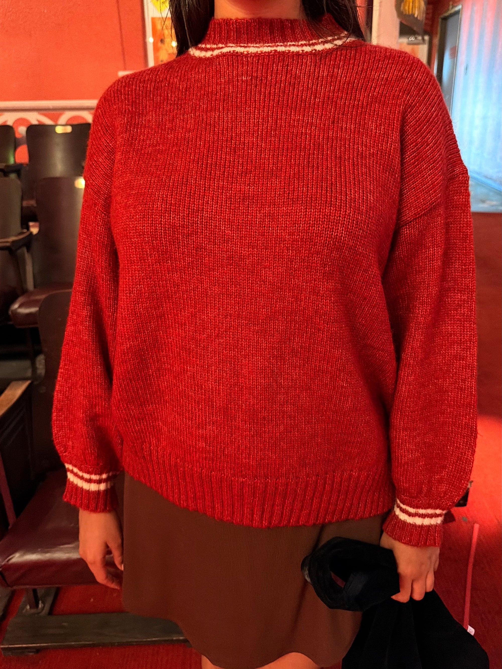Lisa Says Gah - Shani Sweater - Cherry -