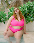 WRAY - Sport Bikini Bottom - Malibu Pink -