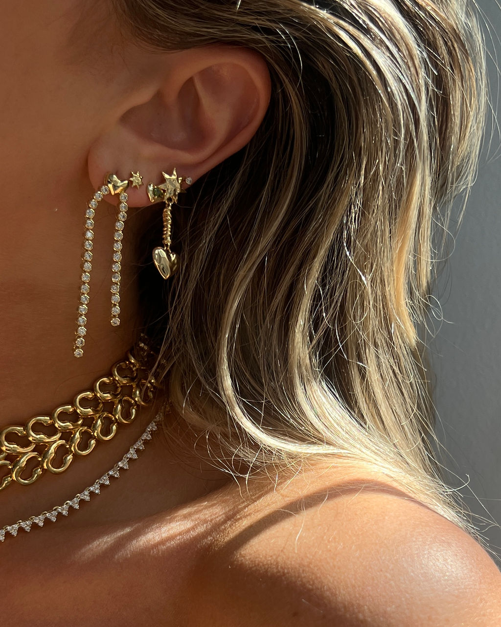 Luv Aj - The Molten Heart Cascading Studs -