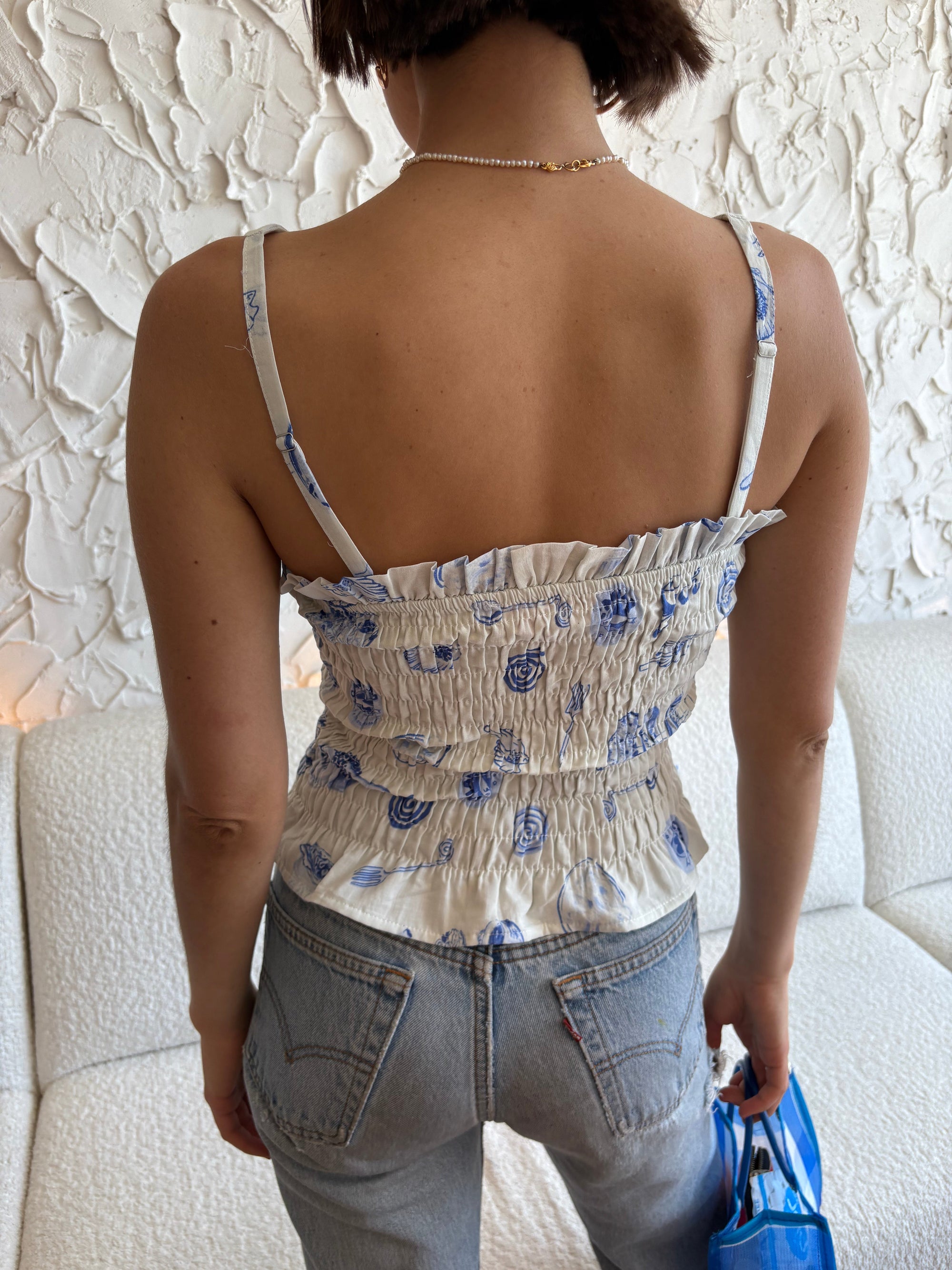 Lisa Says Gah - Cara Top - Caviar Dreams Blue Multi -