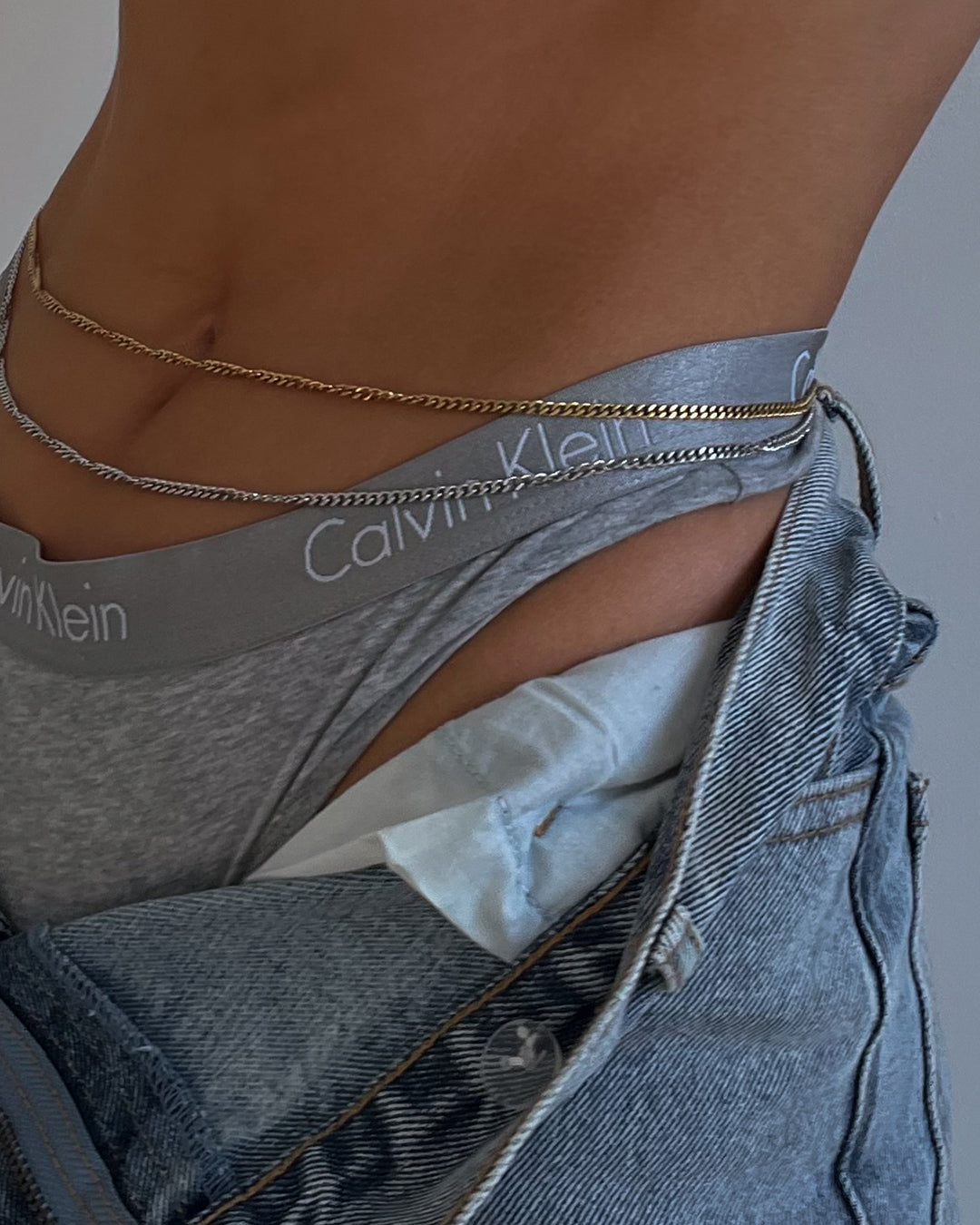 Luv Aj - Virgo Energy Belly Chain- Silver -
