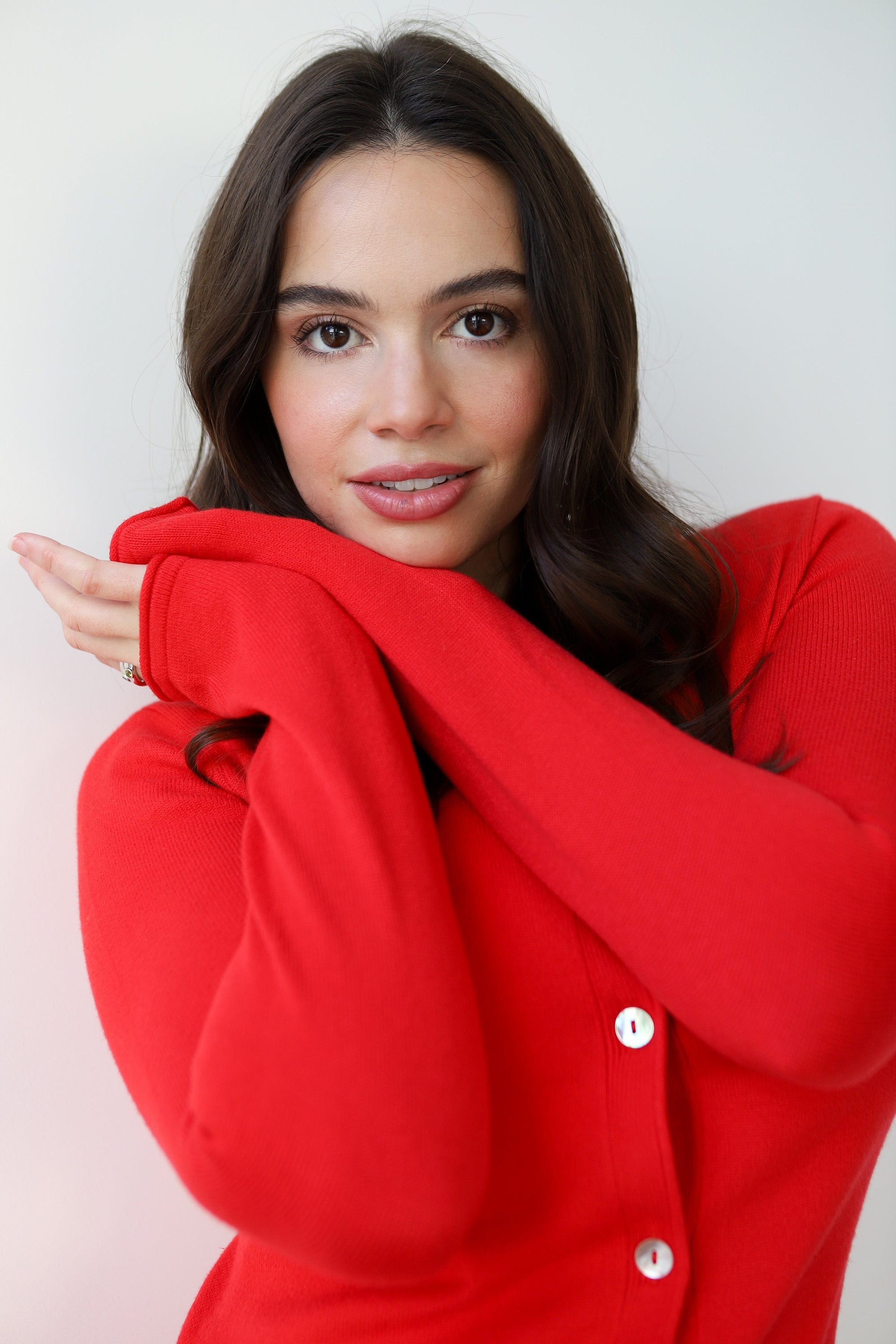 Callahan Knitwear - Inside Out Button Up Maxi Dress - Poppy -