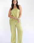 The Drawstring Pant - Tomatillo