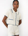 Inez Crochet Polo