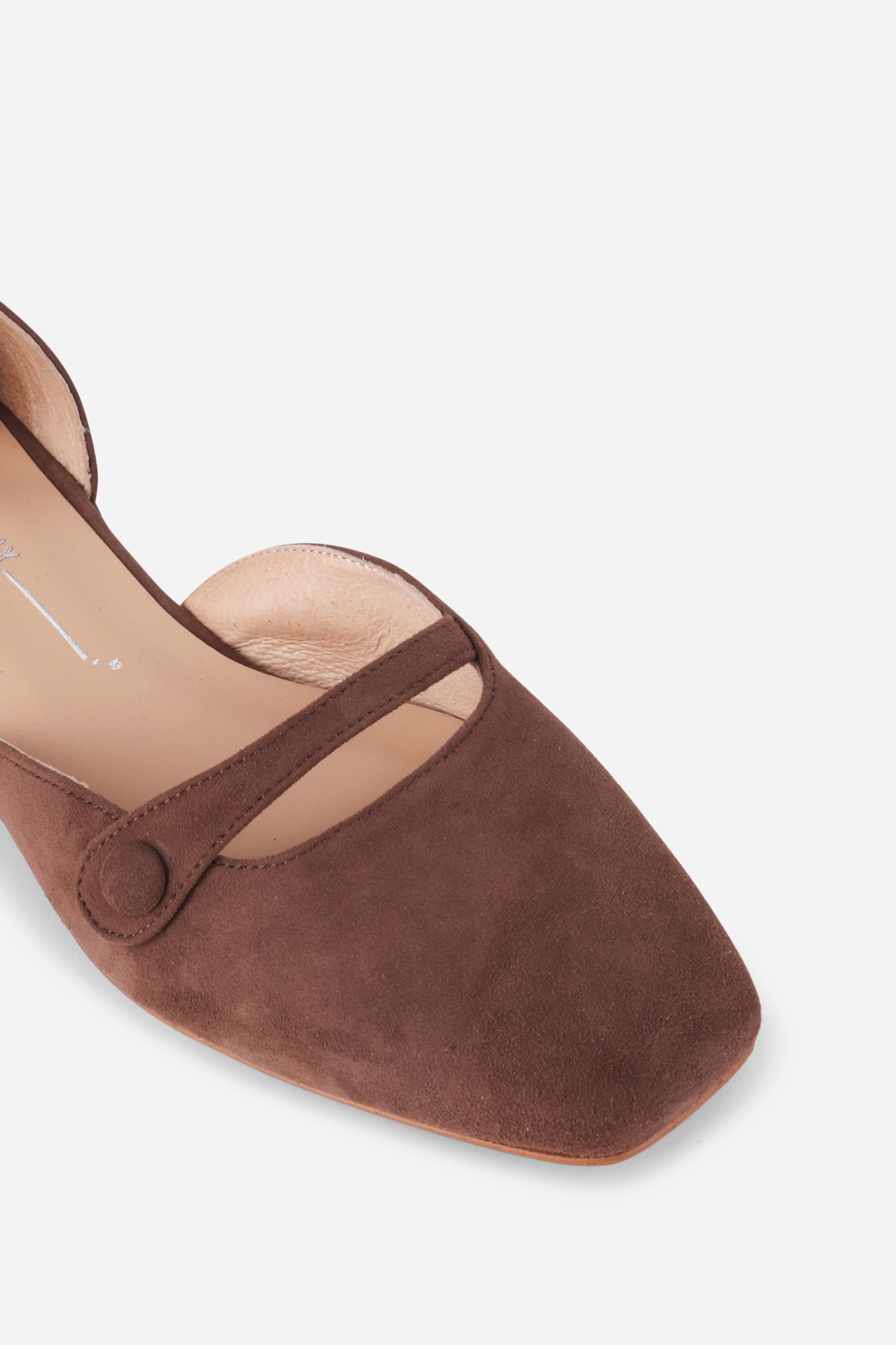 Intentionally Blank - Iris Suede Mary Jane Flat -