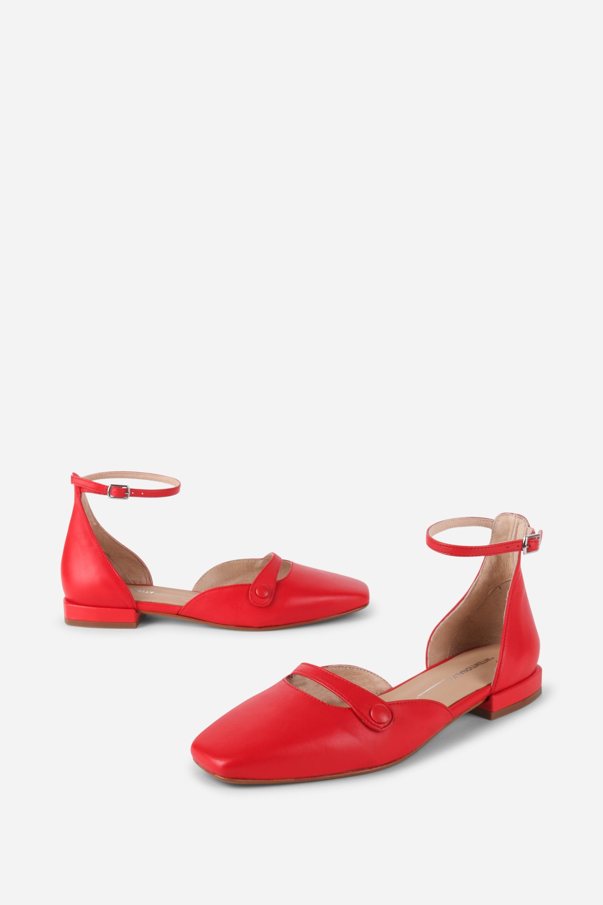 Intentionally Blank - Iris Leather Mary Jane Flat -