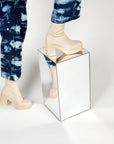 Intentionally Blank - Marlowe Vegan Platform Boot Cream Sole -