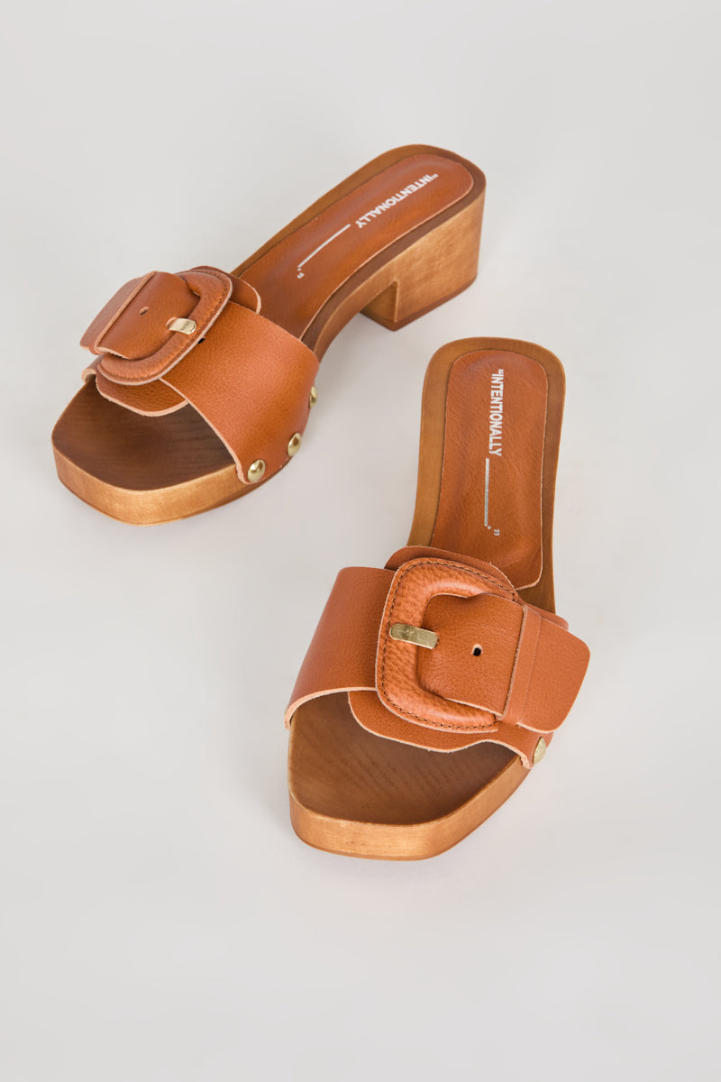 Intentionally Blank - Mar Leather Clog -