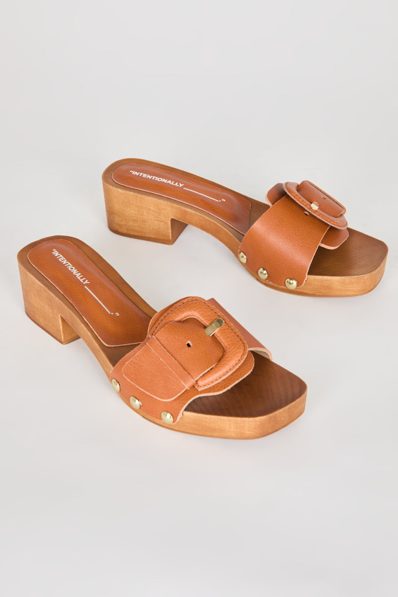 Intentionally Blank - Mar Leather Clog - CANYON LEATHER
