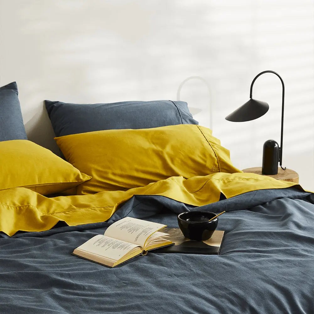 ettitude - Linen+ Bamboo Pillowcase Set -