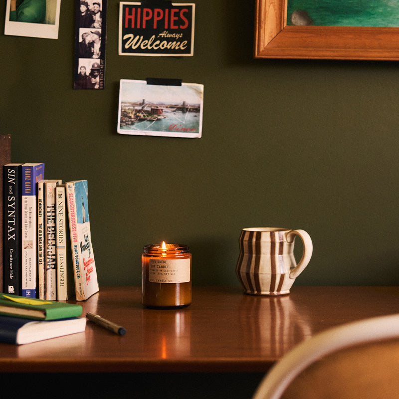 P.F. Candle Co. - Iris Suede Candle -