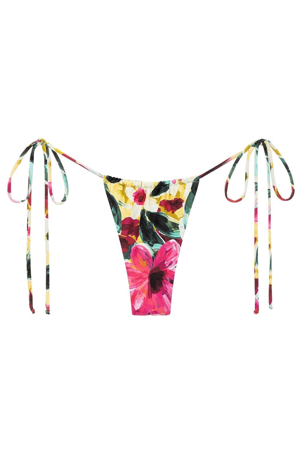 Montce - isla floral Brasil Tie-Up Bikini Bottom -