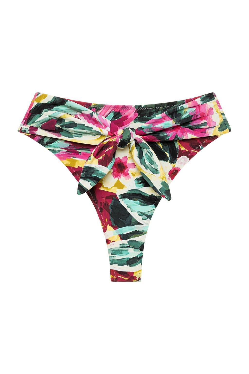 Montce - Isla Floral Paula Tie-Up Bikini Bottom -