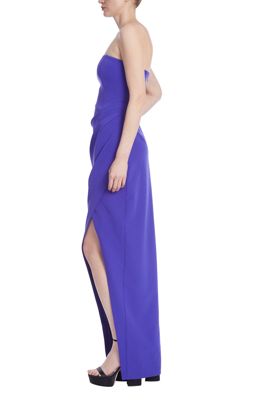 Strapless Column Gown