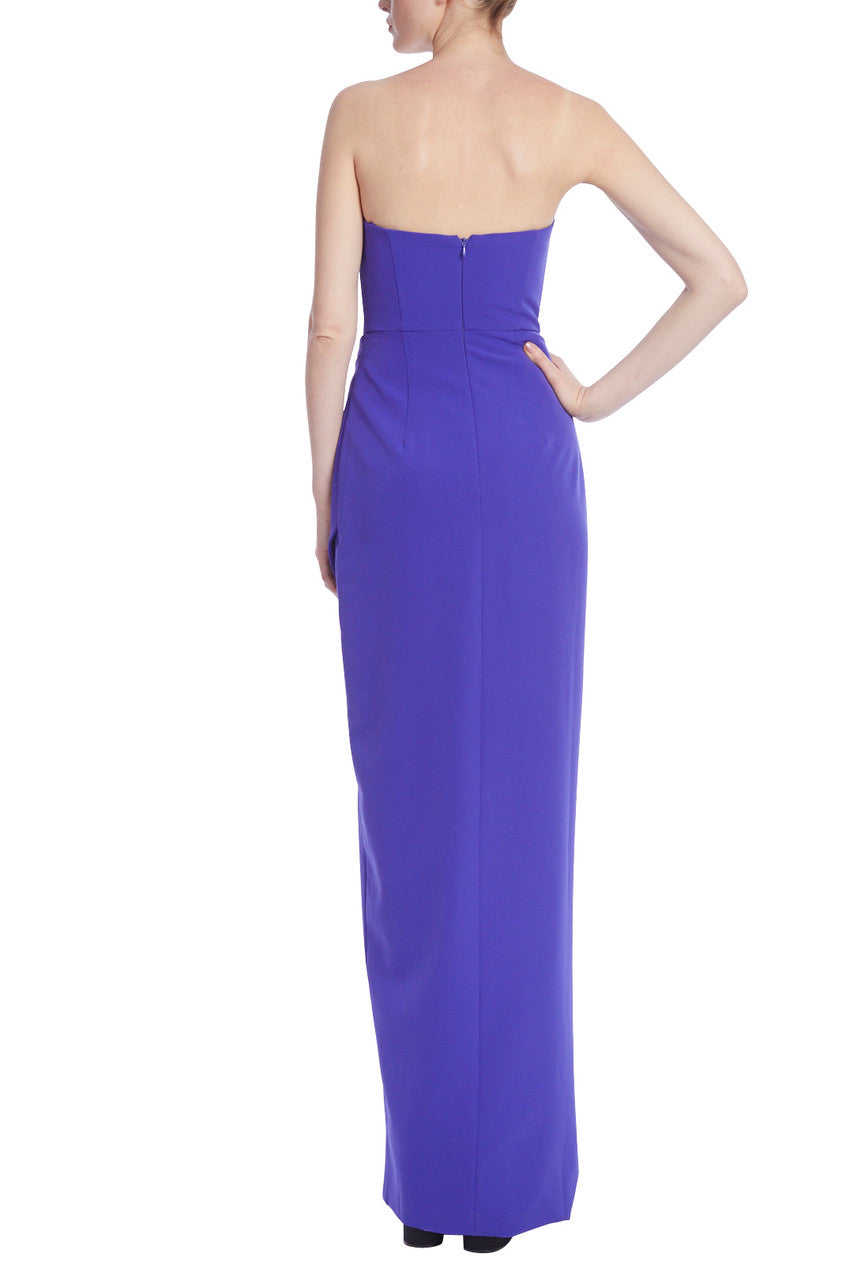 Strapless Column Gown