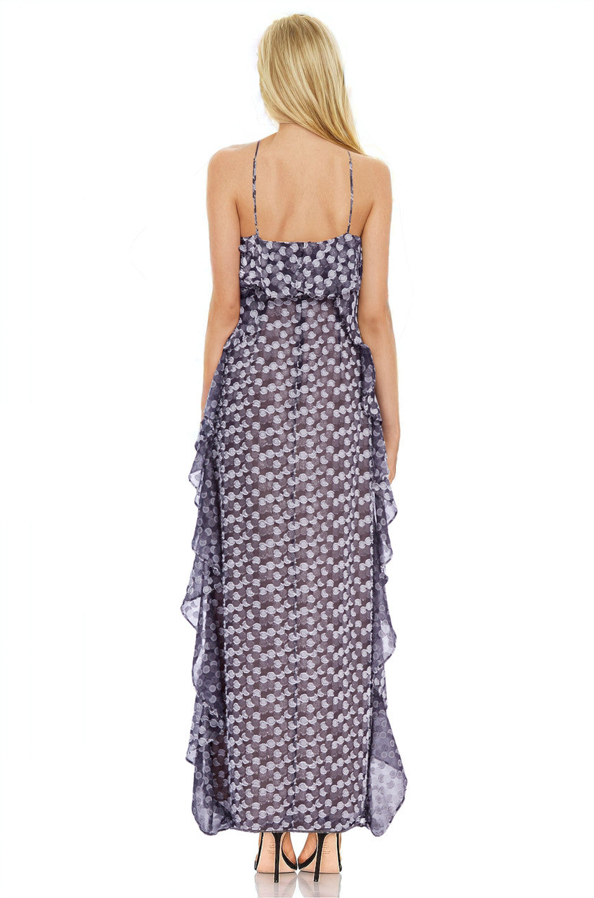 Alix Printed Popover Maxi