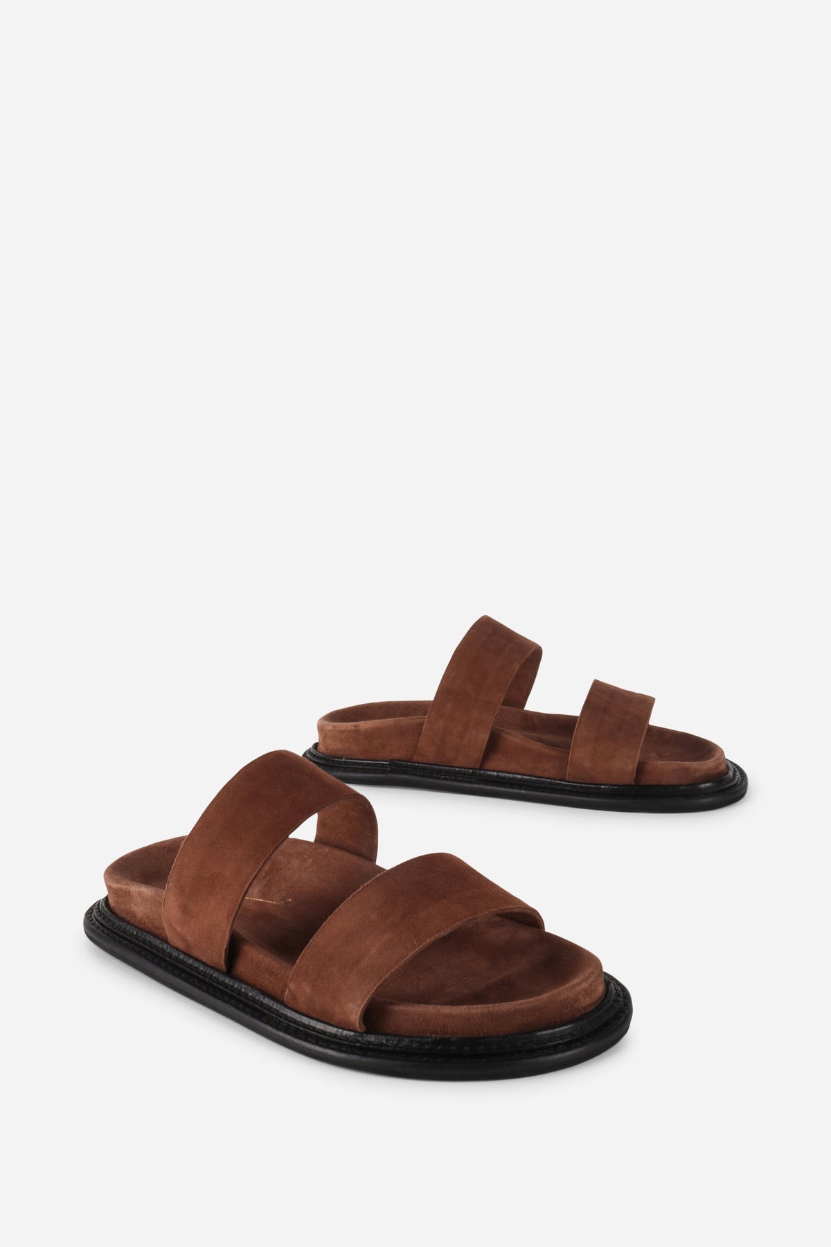 Intentionally Blank - Jasmine Flat Sandal - MOCHA SUEDE
