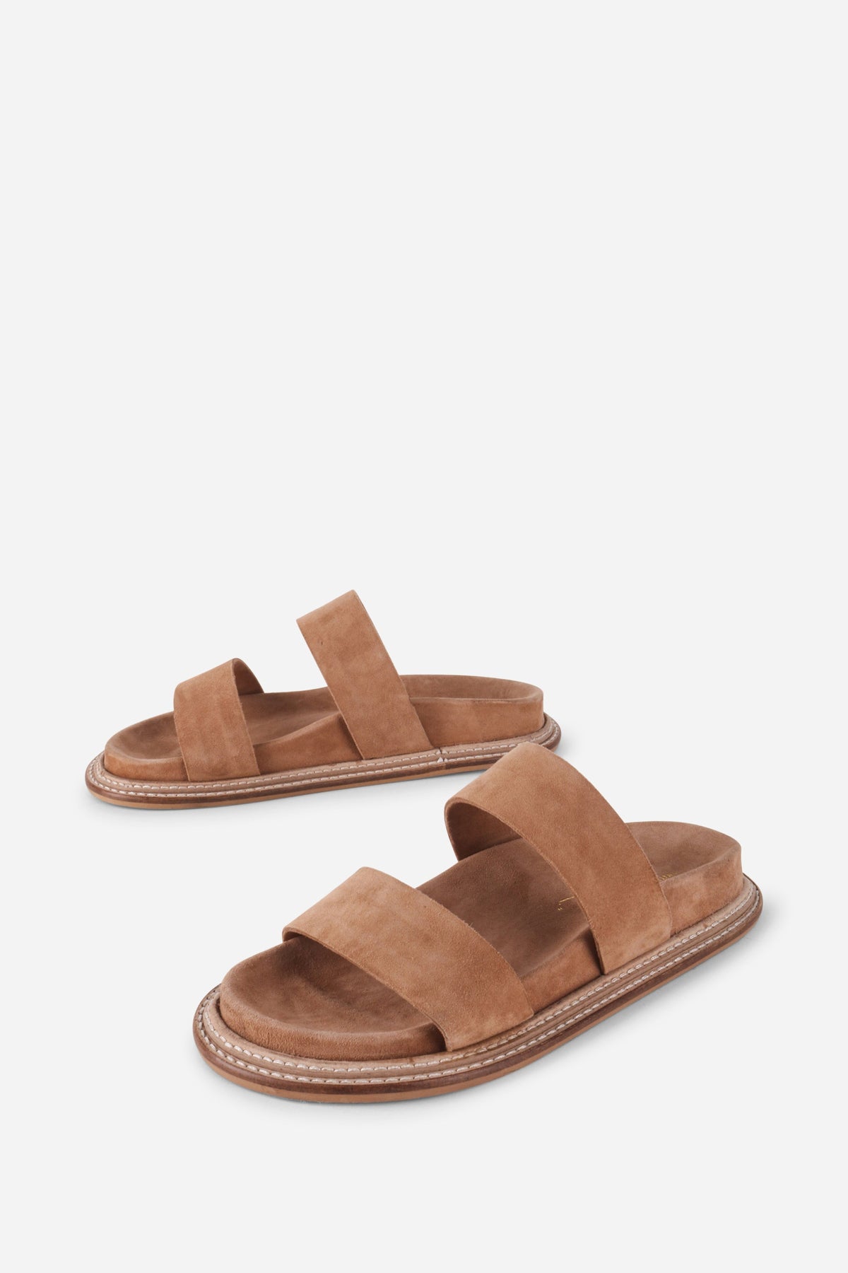 Intentionally Blank - Jasmine Flat Sandal - TAUPE SUEDE