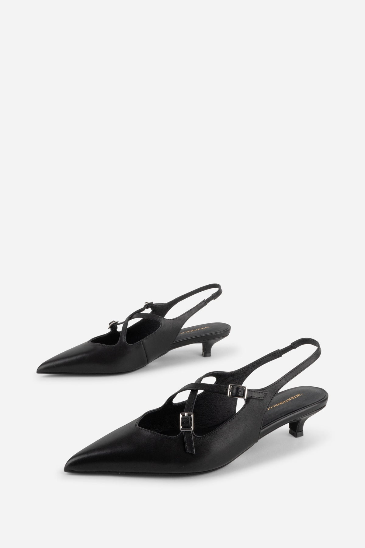 Intentionally Blank - Jax Slingback Kitten Heel -