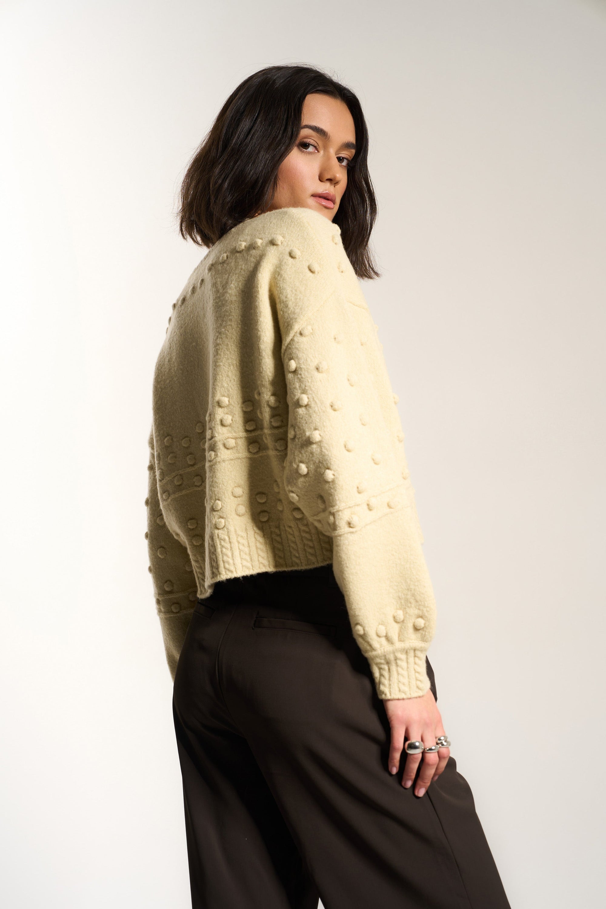 Callahan Knitwear - Jolie Cardigan - Swan -
