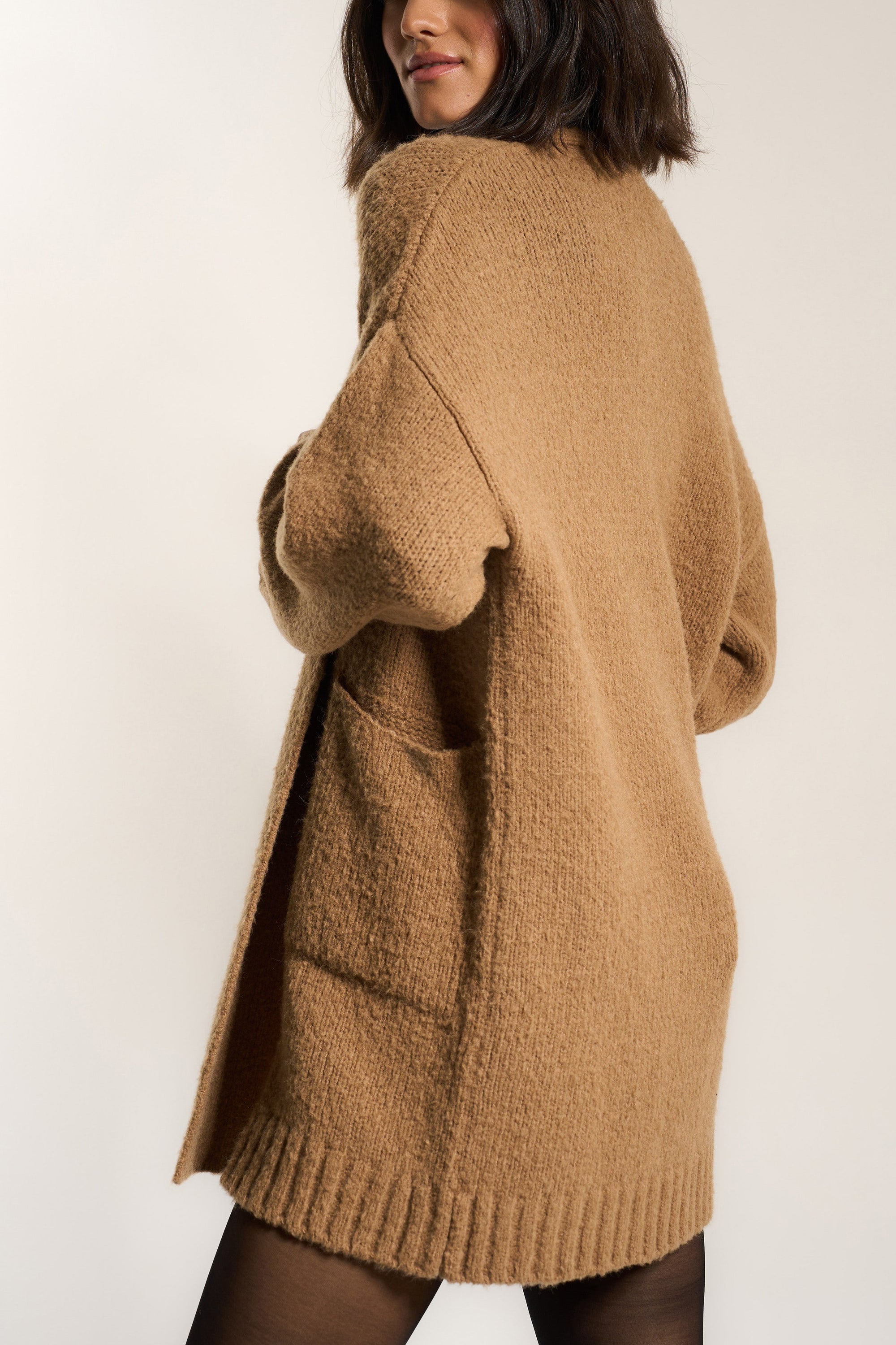 Callahan Knitwear - Juliet Cardigan - Raw Umber -
