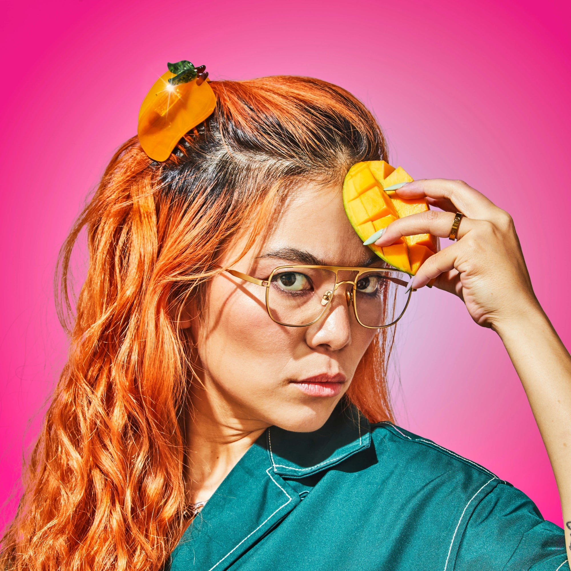 Jenny Lemons - Midi Mango Hair Claw Clip -