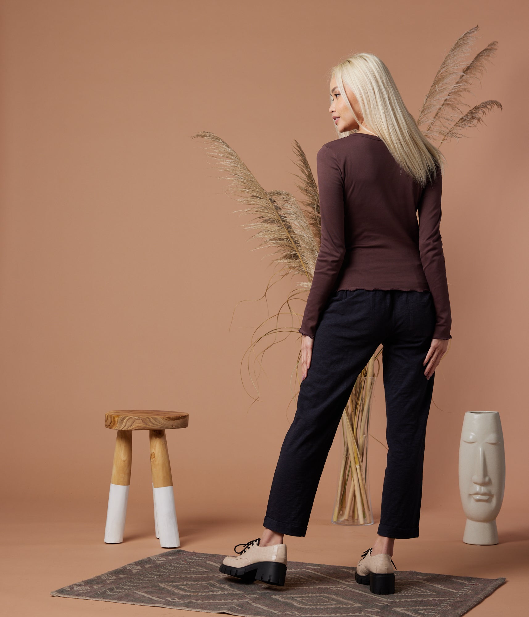 Known Supply - Jill Top - Espresso -