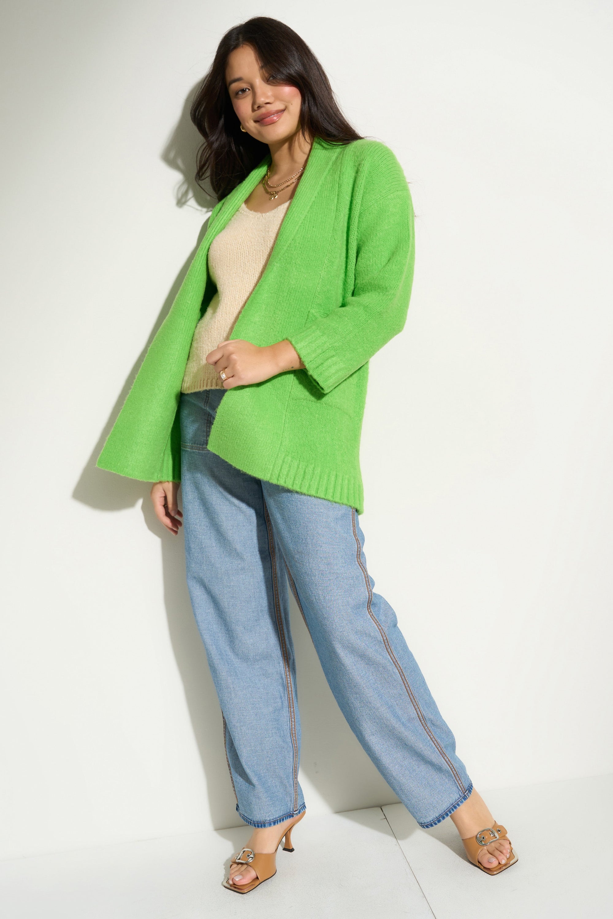 Callahan Knitwear - Juliet Cardigan - Green -