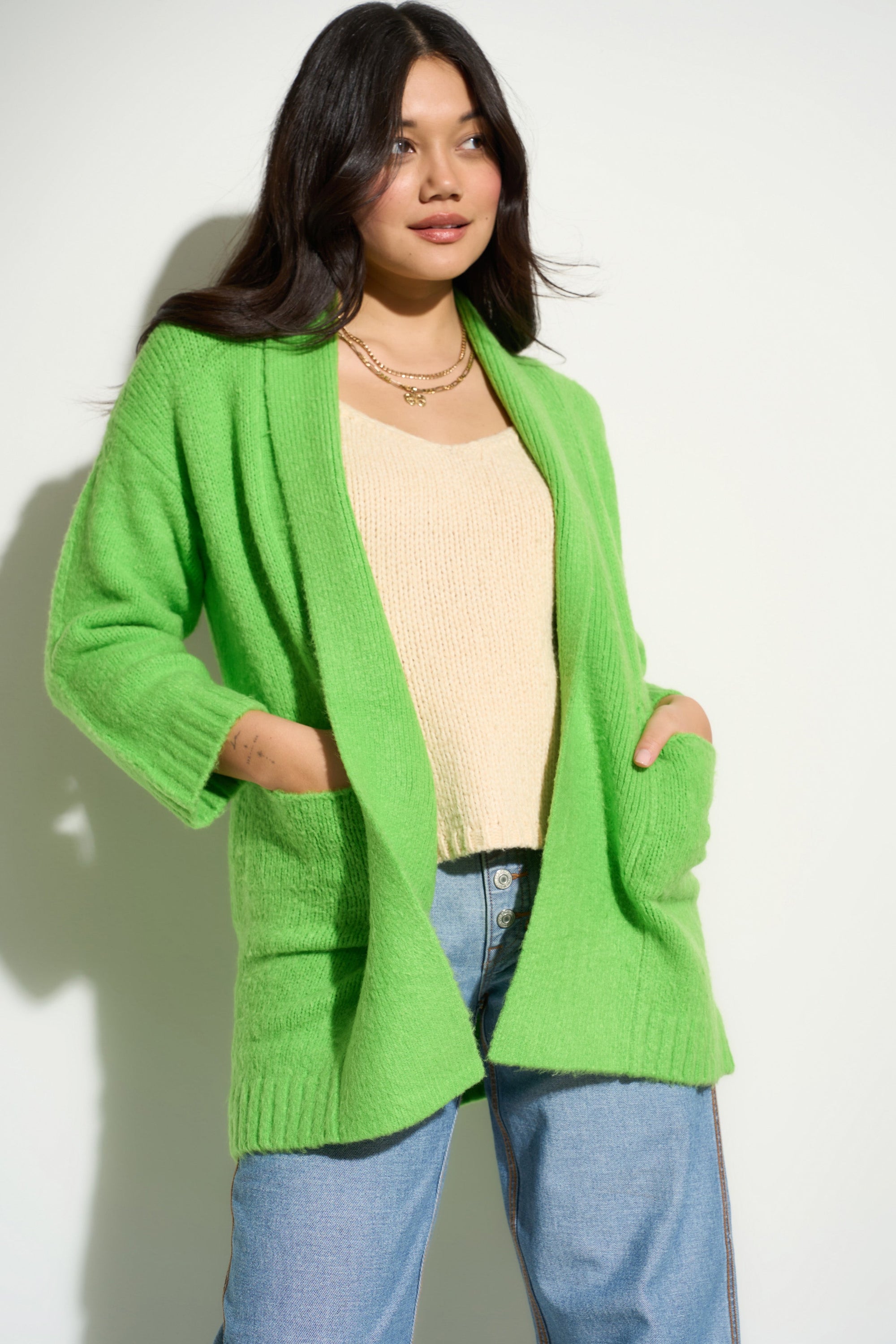 Callahan Knitwear - Juliet Cardigan - Green -