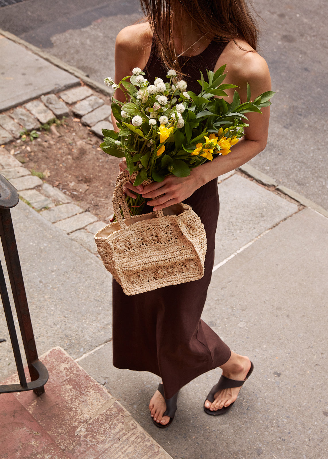 Kayu - Mini Amina Straw Tote Bag -