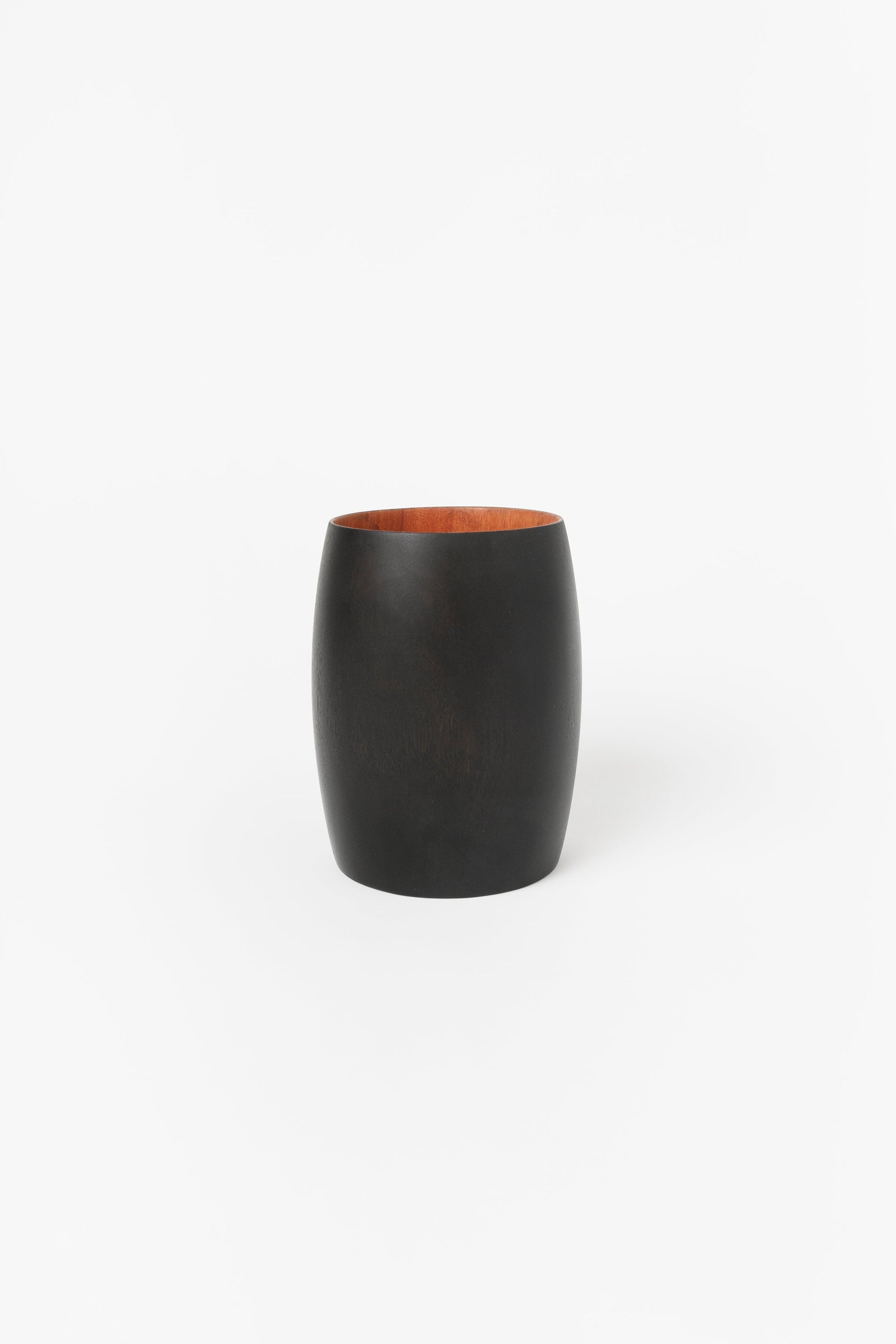 Kayu - Mini Ansel Handcrafted Wood Vase - Charred Mahogany