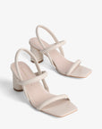 Intentionally Blank - Kifton Leather Heel - CREAM LEATHER