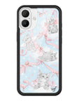 Wildflower Kitten Around iPhone 16 Plus Case