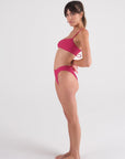 Galamaar - Maude Top in Hibiscus -