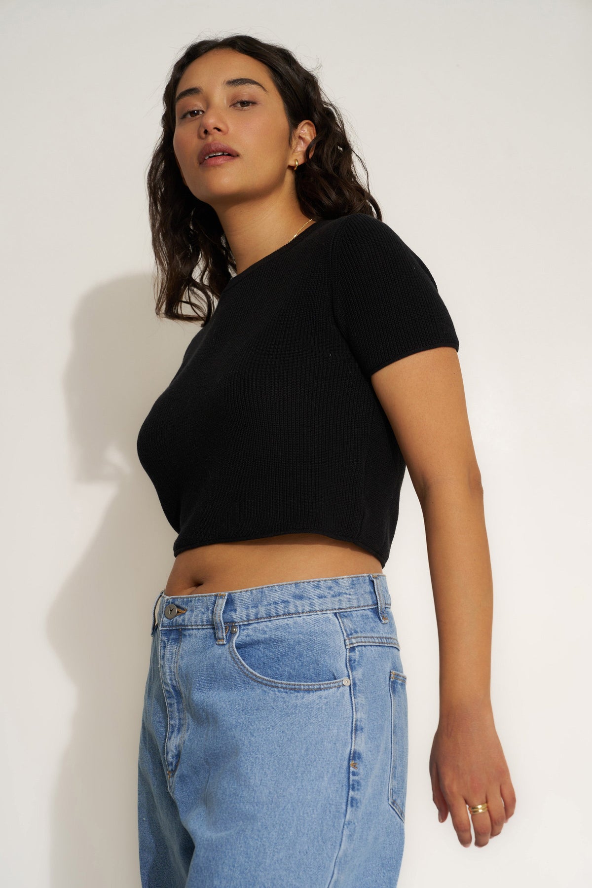 Callahan Knitwear - The Knit Tee - Black -