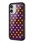 Wildflower iPhone case 17 Polka Dot | Purple and Yellow Cute