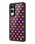 Wildflower Galaxy S25 case Edge Polka Dot Purple and Yellow Cute