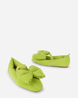 Intentionally Blank - Kor Puffer Mary Jane Flat - APPLE TEXTILE