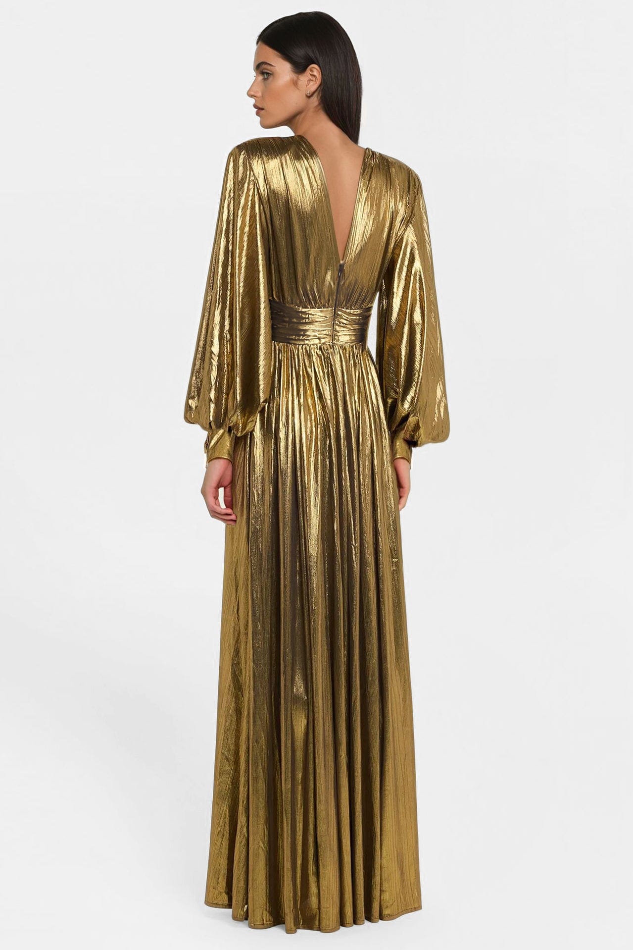 The Kathy Maxi Gown - Gold