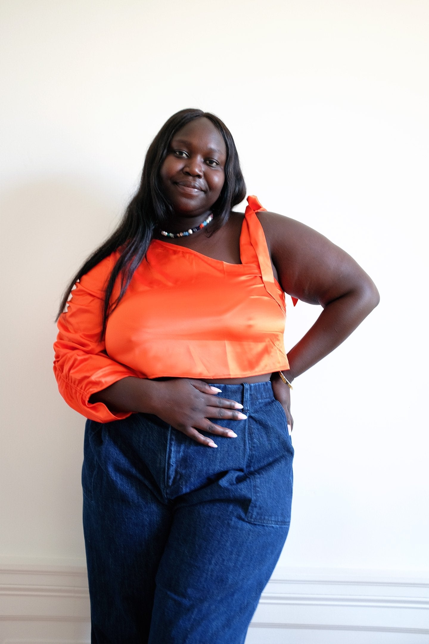 WRAY - Kellie Top - Construction Orange -