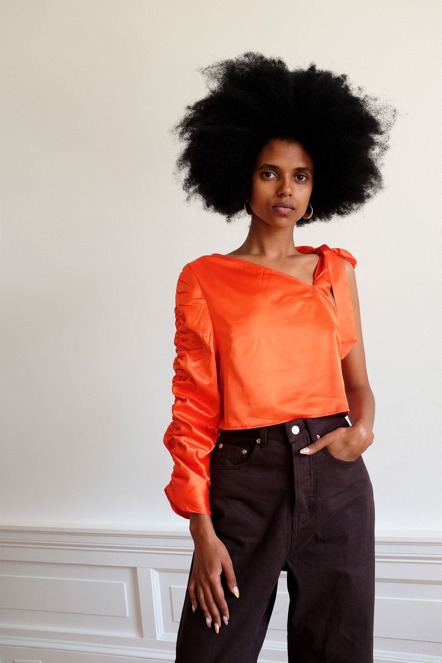 WRAY - Kellie Top - Construction Orange -