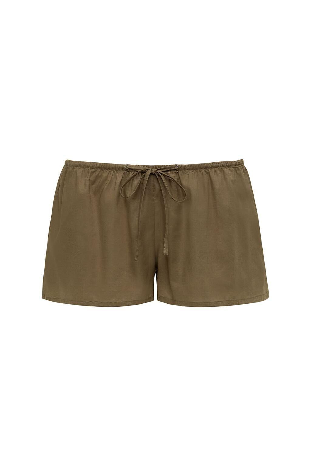 Montce - Khaki Low-Rise Drawstring Short -