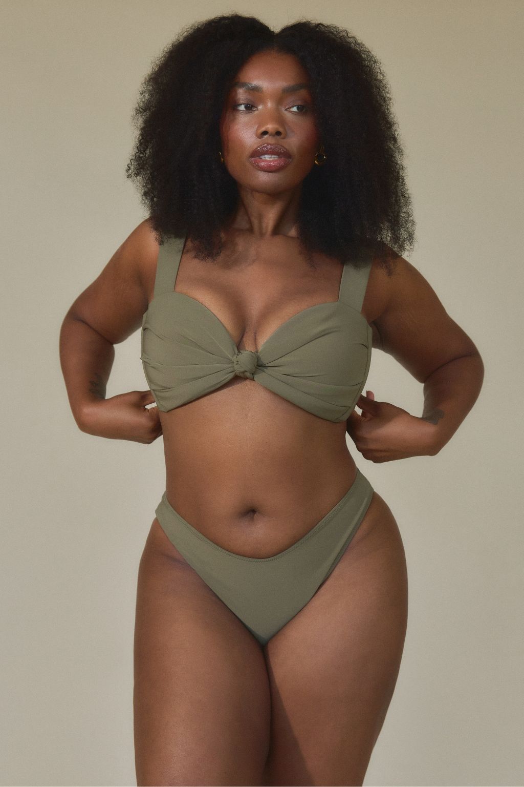 Montce - Khaki Hayden Bikini Top -