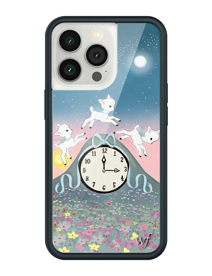 Wildflower iPhone case 13 Pro Laufey Collab Clock Cute