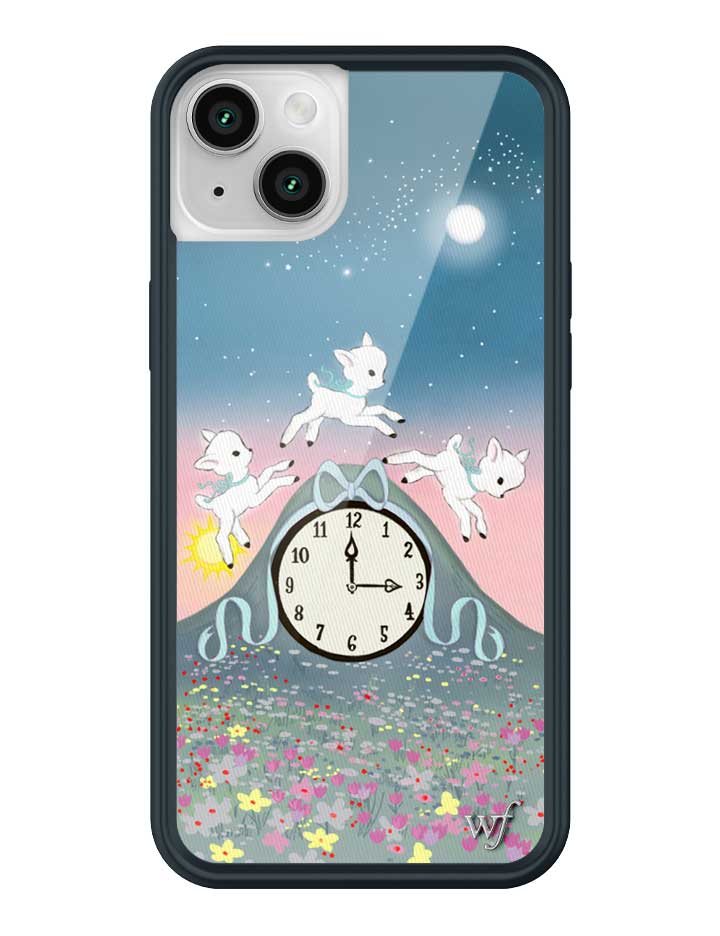 Wildflower iPhone case 14 Plus Laufey Collab Clock Cute