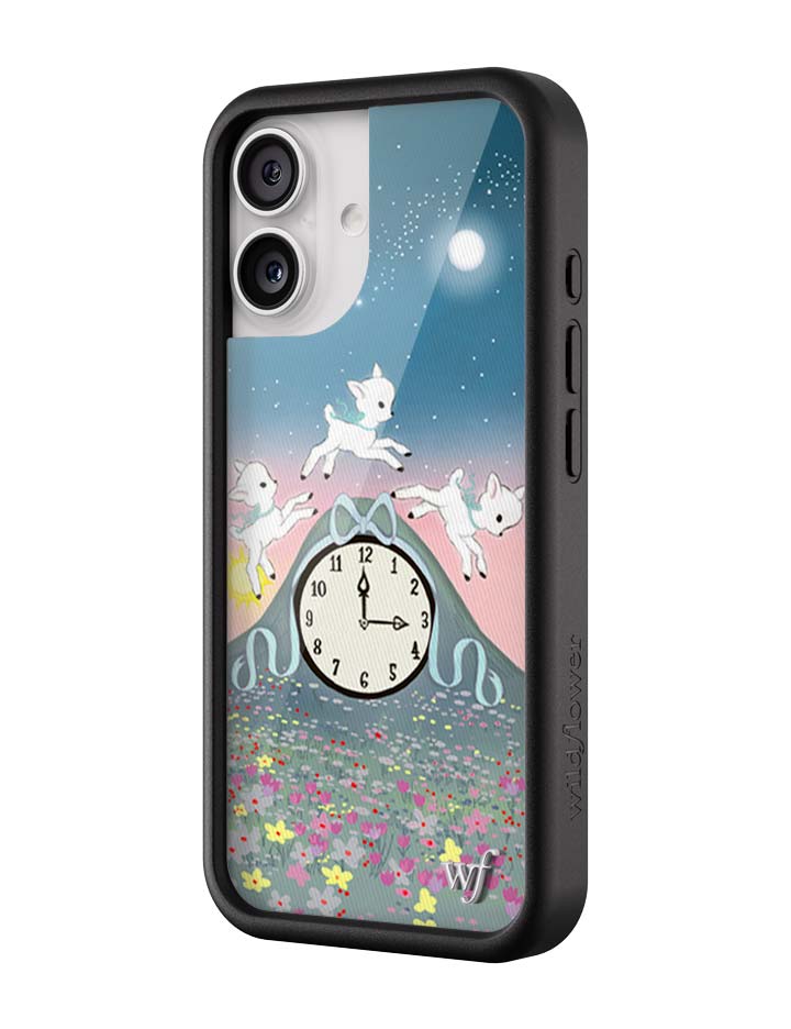 Wildflower iPhone case 17 Laufey Collab Clock Cute